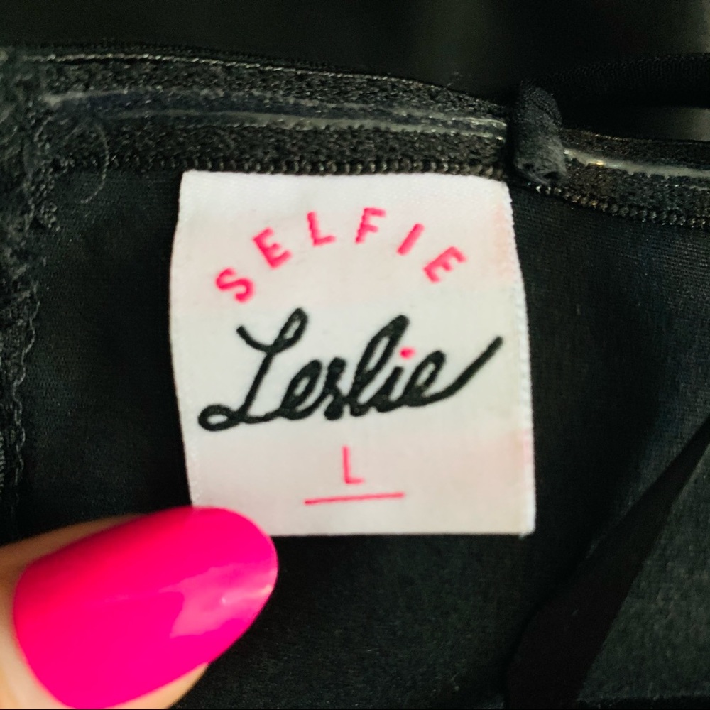 Black Fit and Flare Mini Dress - Picture 9 of 9